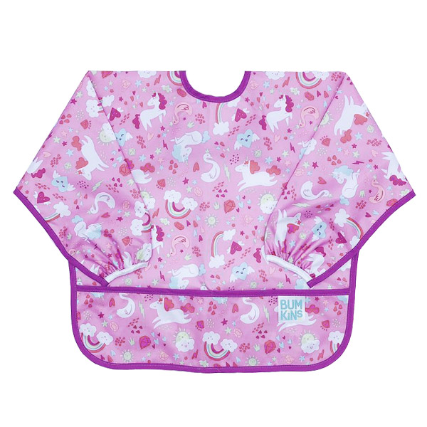 범킨스 슬리브드빕 긴팔 방수 턱받이, 유니콘, 1개, 1매 14,240원