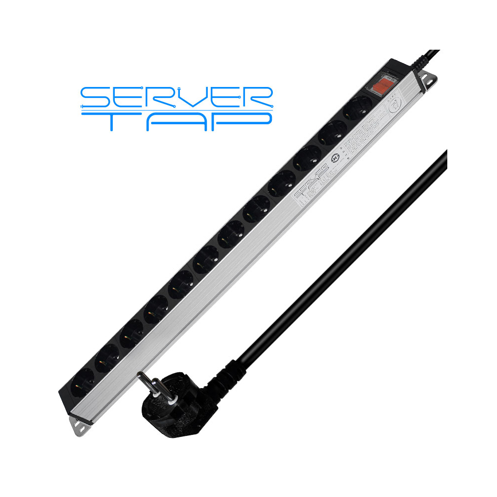 현대일렉트릭 알루미늄멀티탭 6구 8구 10구 12구 14구 서버용 멀티탭 39,500원