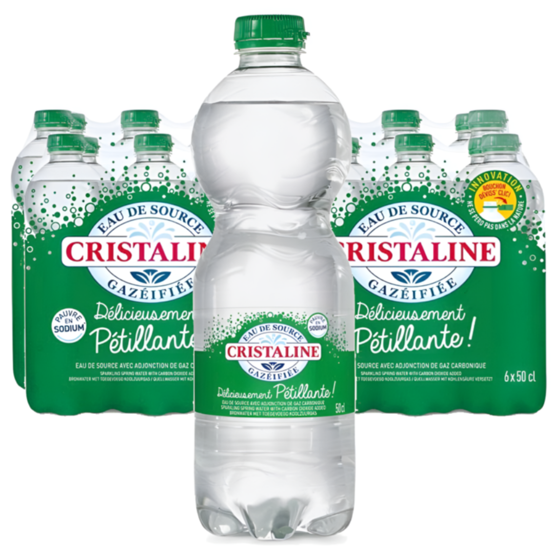 크리스탈린 탄산수 500ml 24개 미네랄 풍부 자연 그대로의 청량함 유럽에서 가장 사랑받는 데일리 웰빙 탄산수 프랑스 수입, 24개, 500ml 32,800원