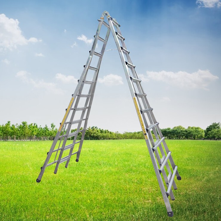 중앙 LS사다리 11단 국산 알루미늄 접이식 안전 A형 H형 높이조절, 1개 538,000원