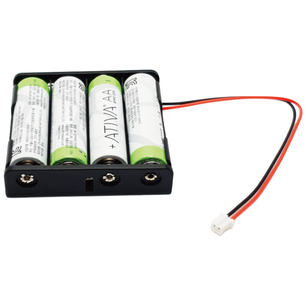 4구 건전지 홀더케이스 커넥터 타입, 1개 1,200원