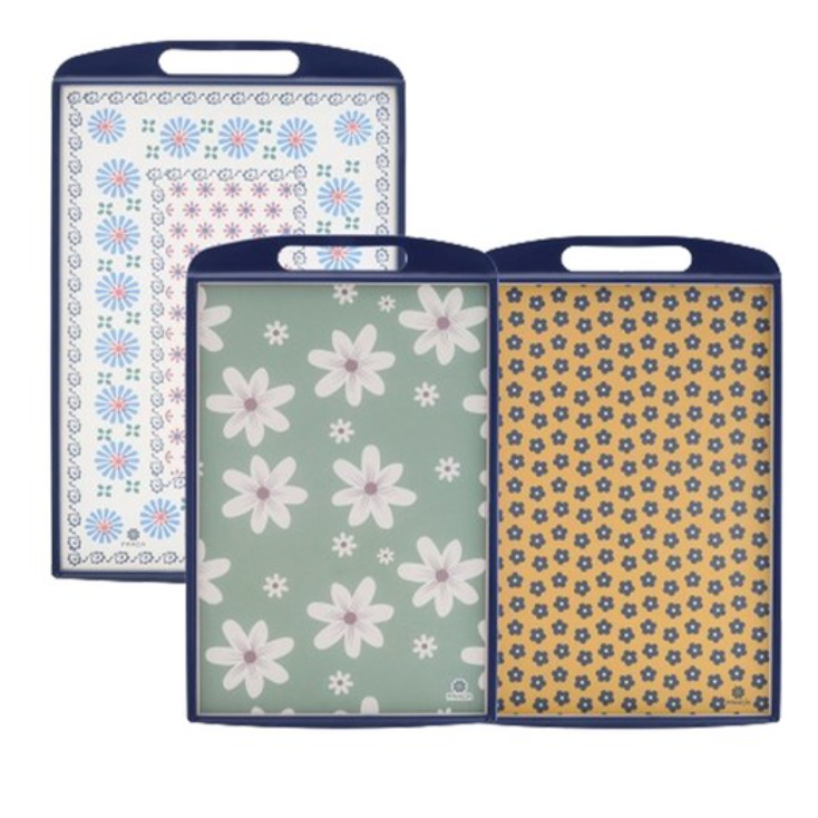 메종오브제 프라카 폴란드 패턴 항균 양면 도마 클레마티스 특대 + 포티시아 대 + 블로썸 대 세트 27,300원