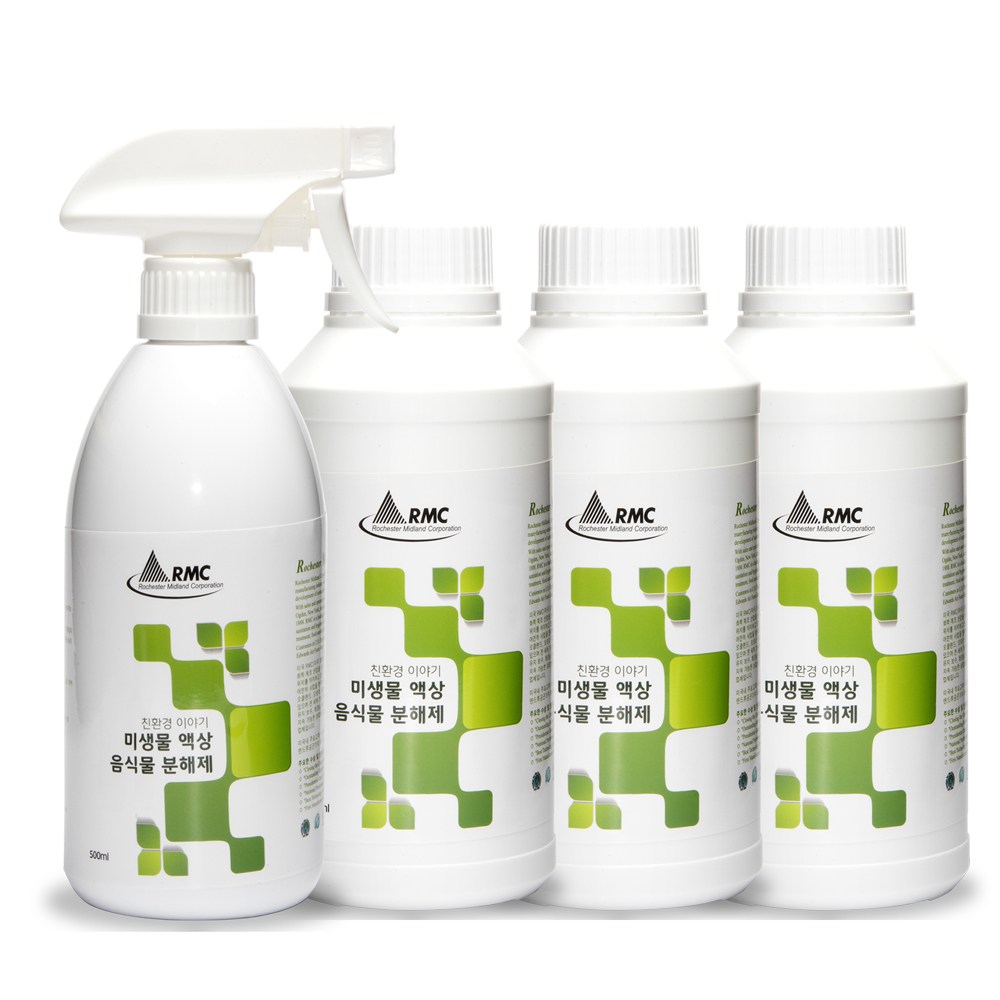 친환경 액상미생물 음식물분해제 싱크대 부착처리기 분쇄기 공용호환제품 악취 막힘예방 (특가상품 본품3개+스프레이1개) 44,590원