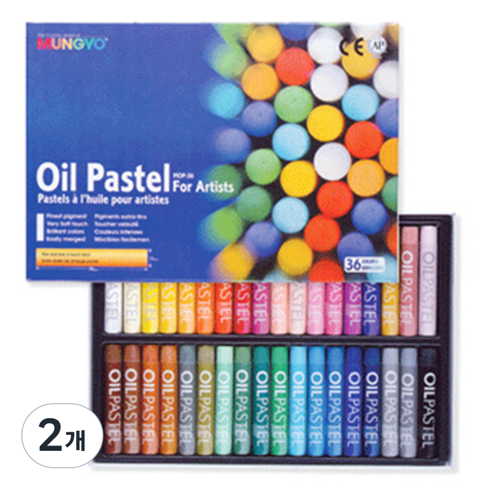 문교 오일 파스텔, 36색, 2개 13,390원