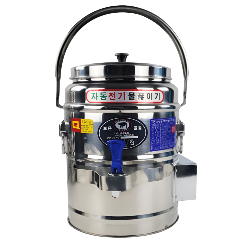 명보산업 스텐 자동 전기물끓이기 장국 육수 온수통, 8호 193,880원