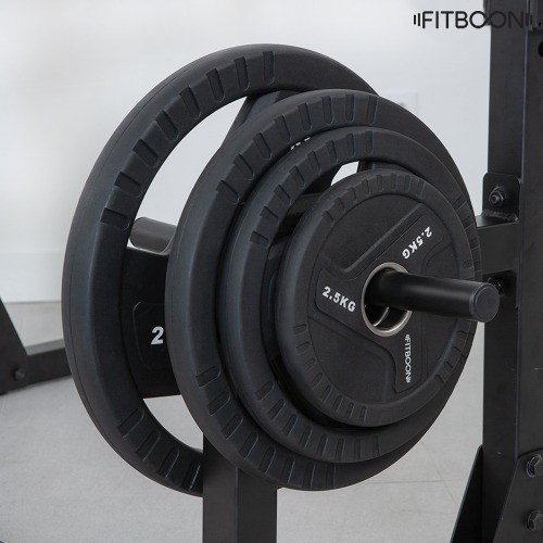 핏분 바벨 원판 우레탄 50mm 중량 플레이트 무소음 마찰방지 TPU소재 2.5kg 2개, 1개, 20kg 99,000원