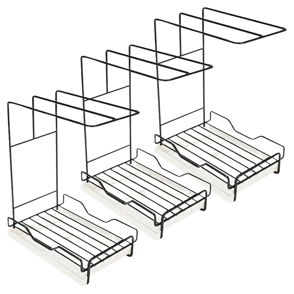 아케이바이 무타공 고급형 다용도 행주걸이, 블랙, 3개 24,980원