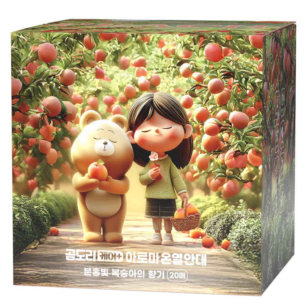 곰도리 케어 플러스 아로마 스팀 온열안대 복숭아향 5,480원