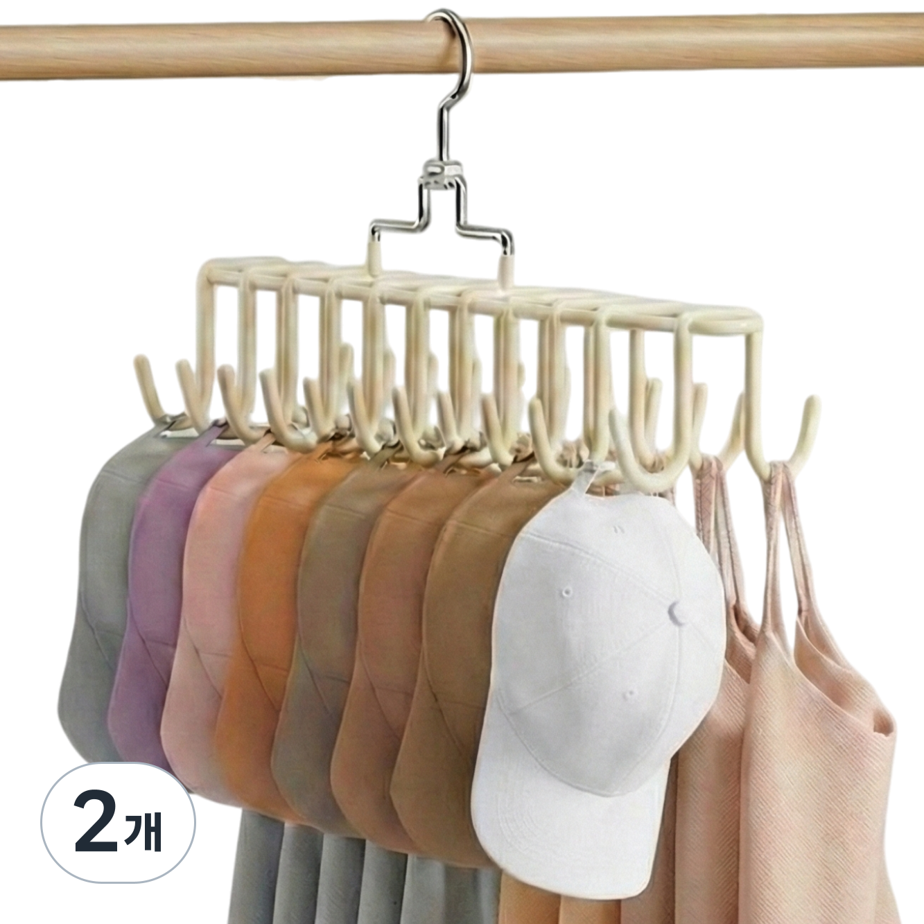 라네핏 다용도 논슬립 회전형 모자걸이 나시옷걸이 24,900원