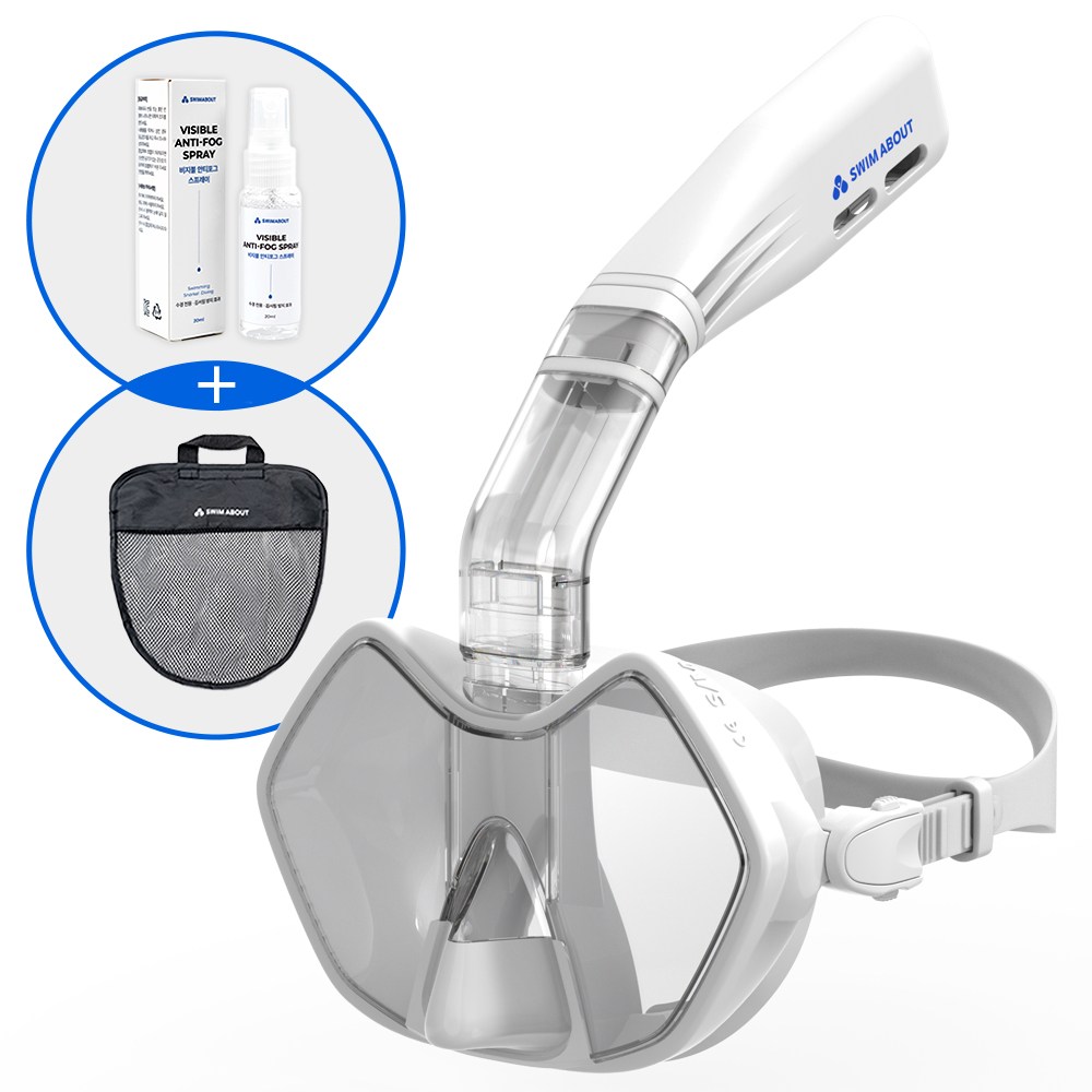 스윔어바웃 프리딥 스노쿨링 마스크 세트 + 안티포그 스프레이 24,900원
