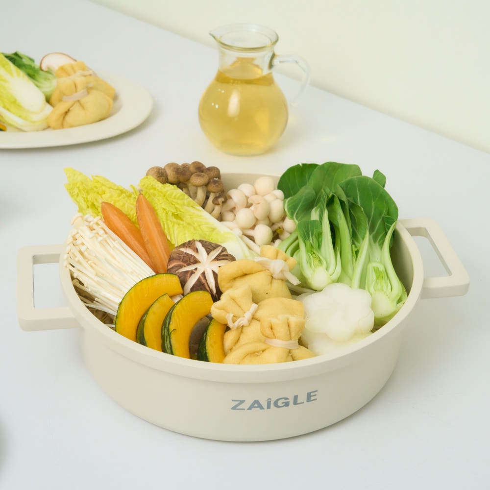 자이글 블룸 인덕션 겸용 국산 전골냄비 20cm, 아이보리, 1개, 20cm 56,890원