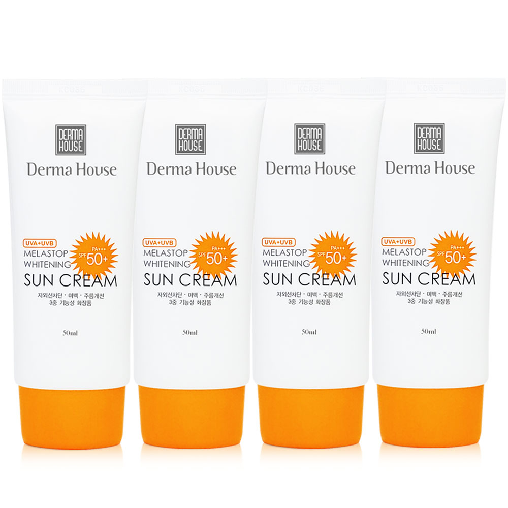 더마하우스 멜라스톱 화이트닝 썬크림 /SPF50+PA+++ 미백 주름개선 3중기능성 썬크림, 50ml, 4개 21,680원