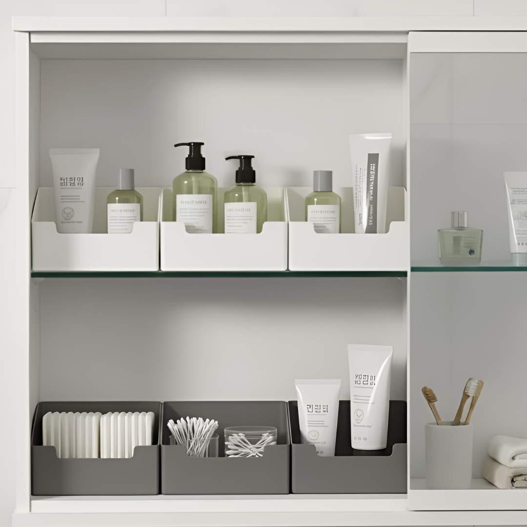 하루모음 깔끔한 선반 욕실 정리함 3p 9,900원
