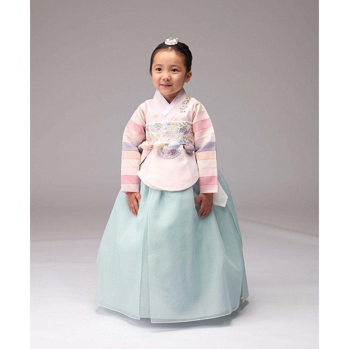 여아 연아색동당의 날개치마 - 3가지 유아 중전 주니어 초등 고급한복 90,000원