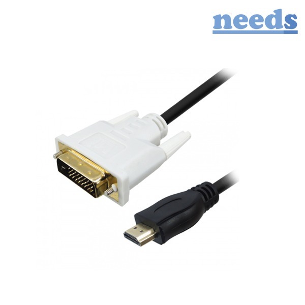 needs HDMI2.0 to DVI 듀얼 케이블 1.8M 4K 60HZ(NDC-H20DVI018), 1개, 1.8m 40,800원