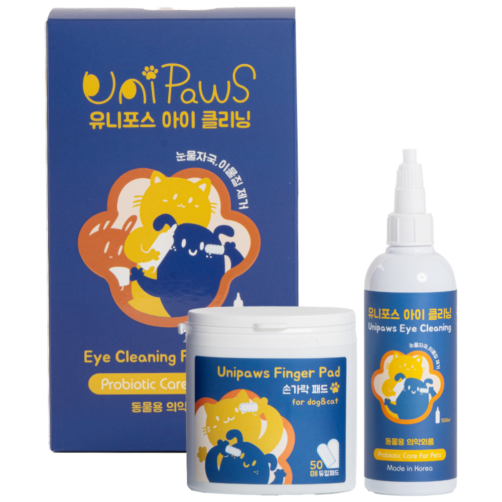 유니포스 강아지 고양이 아이 클리닝 150ml + 손가락 패드 50p 세트 13,840원