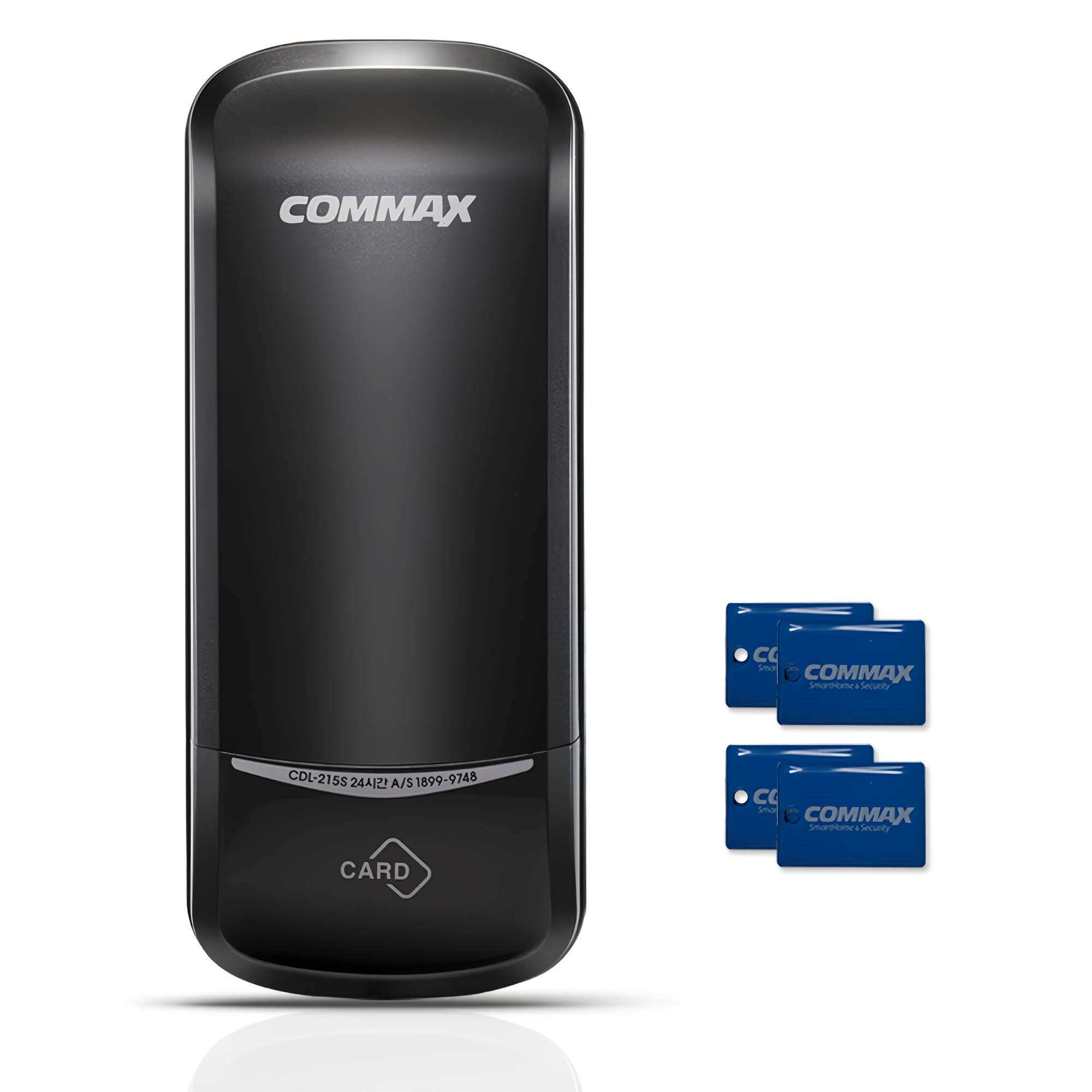 COMMAX 디지털보조키 손잡이 없음 도어락 + 카드키 4p CDL-215S 자가설치 53,400원