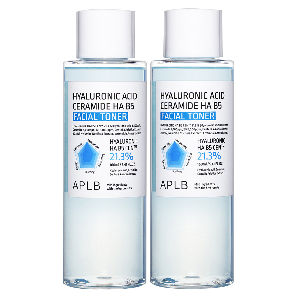 APLB 히알루론산 세라마이드 HA B5 페이셜 토너, 2개, 160ml 27,000원