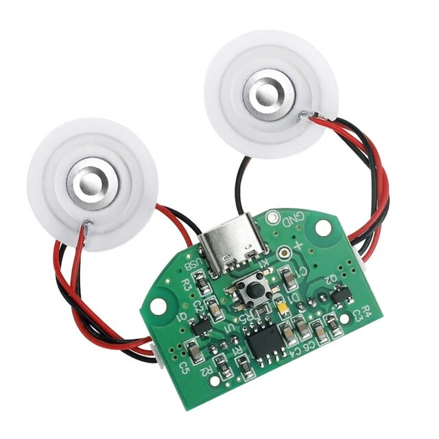 USB 듀얼 가습기 모듈 전자 DIY 키트 초음파 미스트 메이커 드라이버 회로 기판 안개 분무 M89B 20mm 15,100원