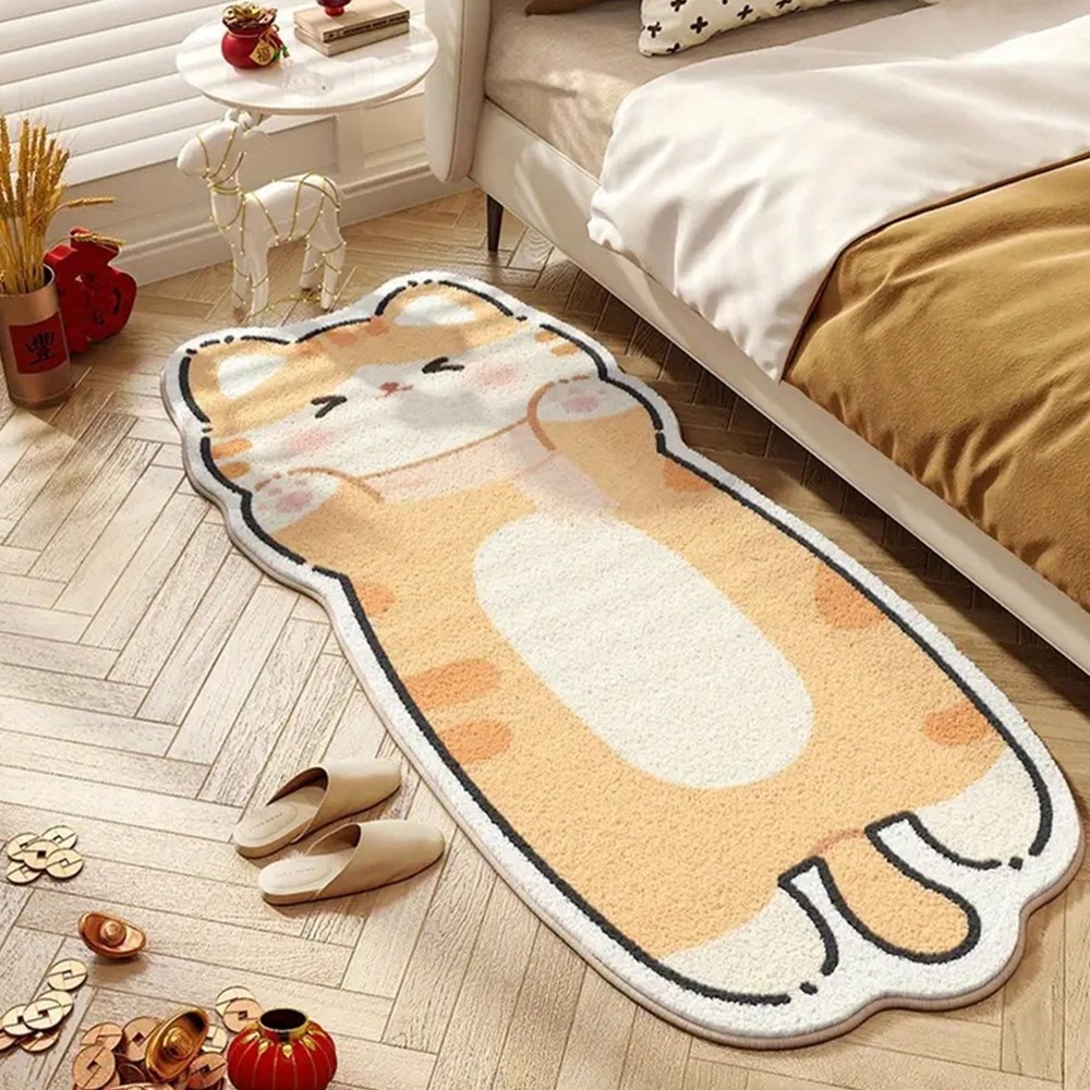 침대 밑 러그 발매트 귀여운 캐릭터 고양이 오리 토끼 침실 현관 매트 19,800원