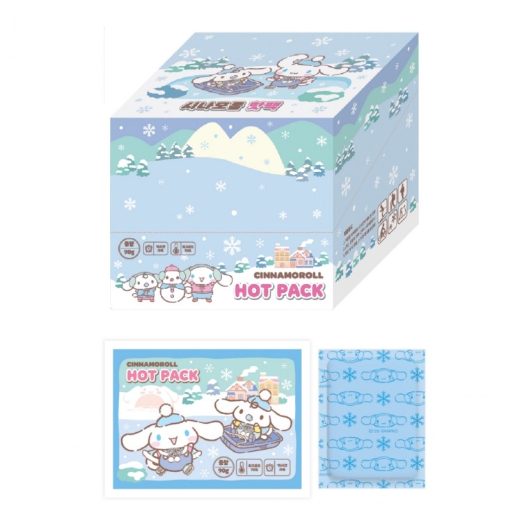 산리오캐릭터즈 핫팩 시나모롤 1박스 90gX20개입, 1세트 26,500원