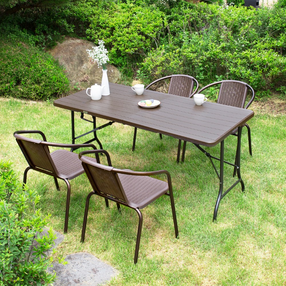 아르망 1500 유로 49번 의자 4개 야외 테이블 세트 168,000원