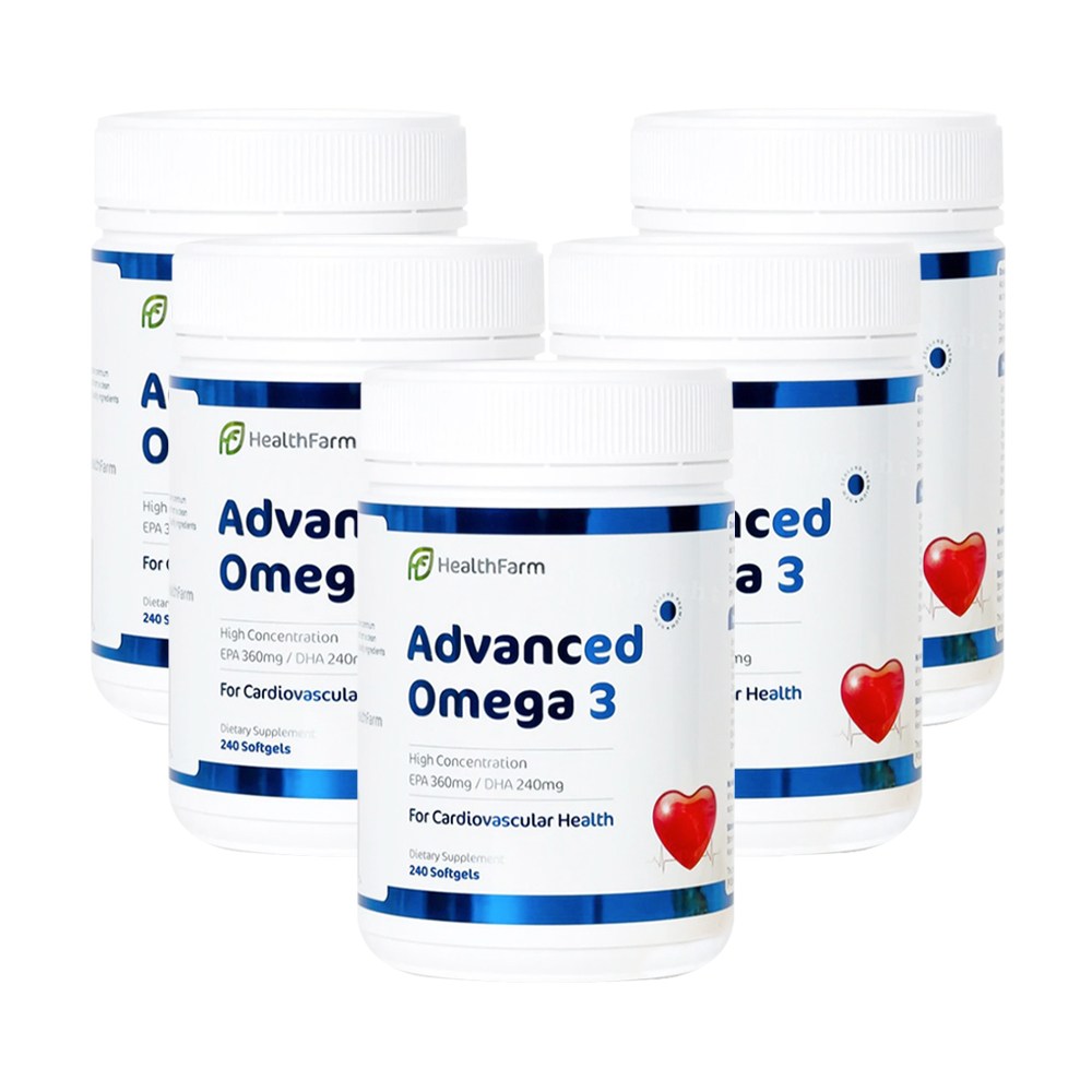 HEALTHFARM ADVANCED OMEGA 3 헬스팜 뉴질랜드 어드벤스드 오메가3 DHA EPA 1000mg 240정, 1개 285,200원
