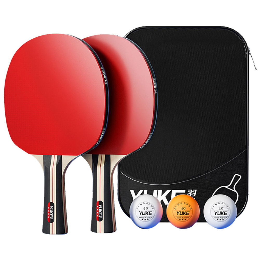 라온 탁구라켓 쉐이크핸드 탁구채 세트 라켓 2P+탁구공 3p+파우치 세트 18,900원