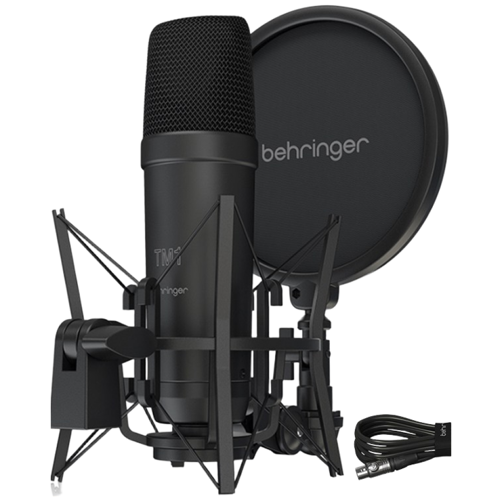 베링거 TM1 DARK EDITION 콘덴서 마이크 보컬 스튜디오 홈 레코딩 녹음용 방송용 케이블 쇼크마운트 포함 215,000원