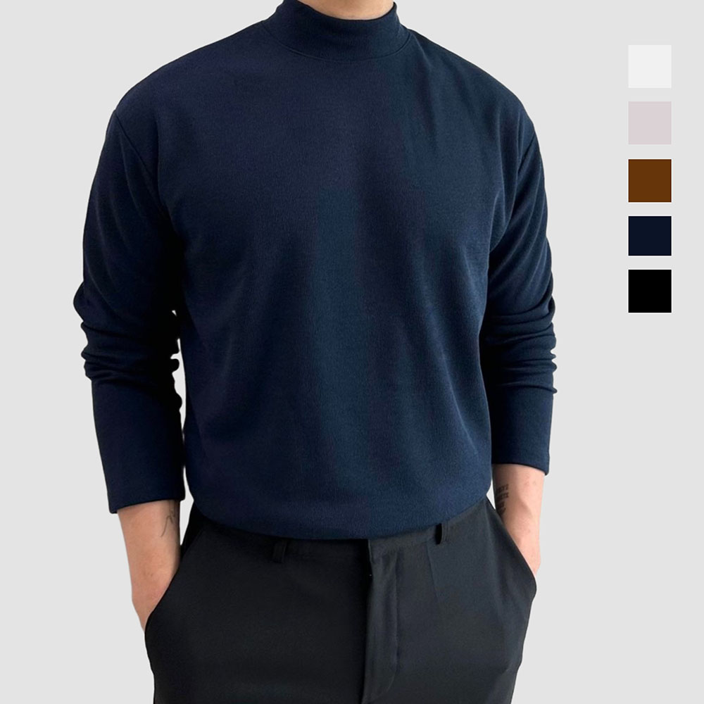 리펙트데이 남자 반폴라 니트 목폴라 스웨터 19,980원