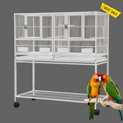 앵무새장 고급 대형 바퀴달린 이동장 청소하기쉬운 케이지 철제 선반 놀이터 날림장 3단 176,390원