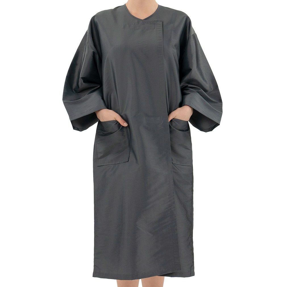 지앤그린 미용실 미용 병원 피부샵 손님 고객 가운 7color 라운드 박스 가운, 1개, 그레이 23,100원