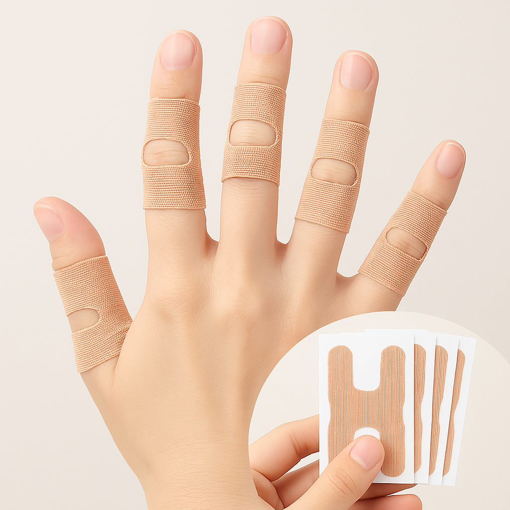 월드판다 손가락 마디 보호 인대 관절 테이핑 압박 탄력 스포츠 깁스, 스킨, 20개 10,500원