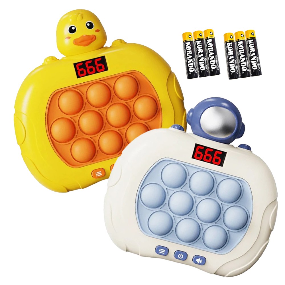 로앤제이 푸쉬팝게임기 KC인증 999레벨 6세대 전자팝잇 뽁뽁이 게임기 스피드킹 9,800원