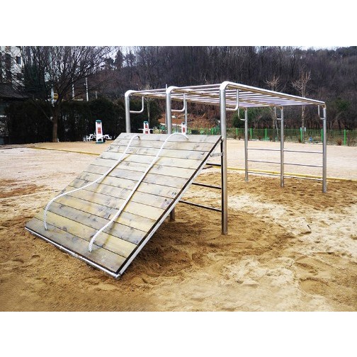 월드스포츠산업 야외놀이터 장벽넘기틀포함 스텐목재 WD-H-43A 3,724,330원