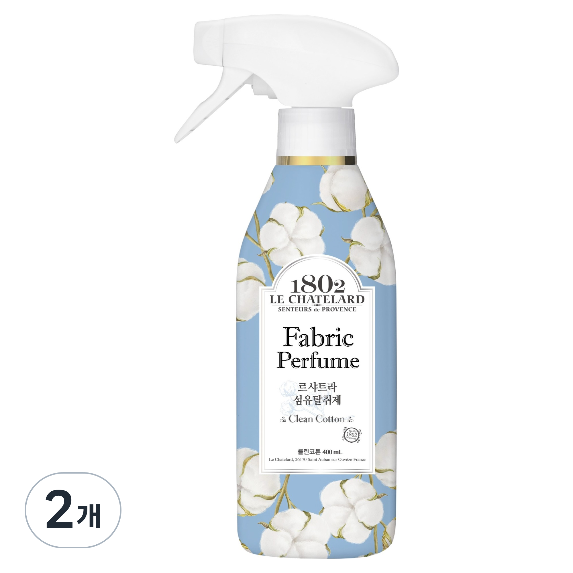 르샤트라1802 섬유탈취제 클린코튼향 10,300원