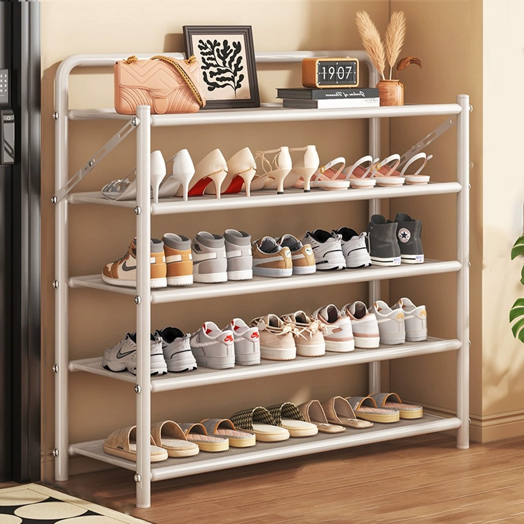 SeekFun 접이식 신발장 설치 면제 다단계 가정용 간이 현관 철제 신발 수납 46,000원