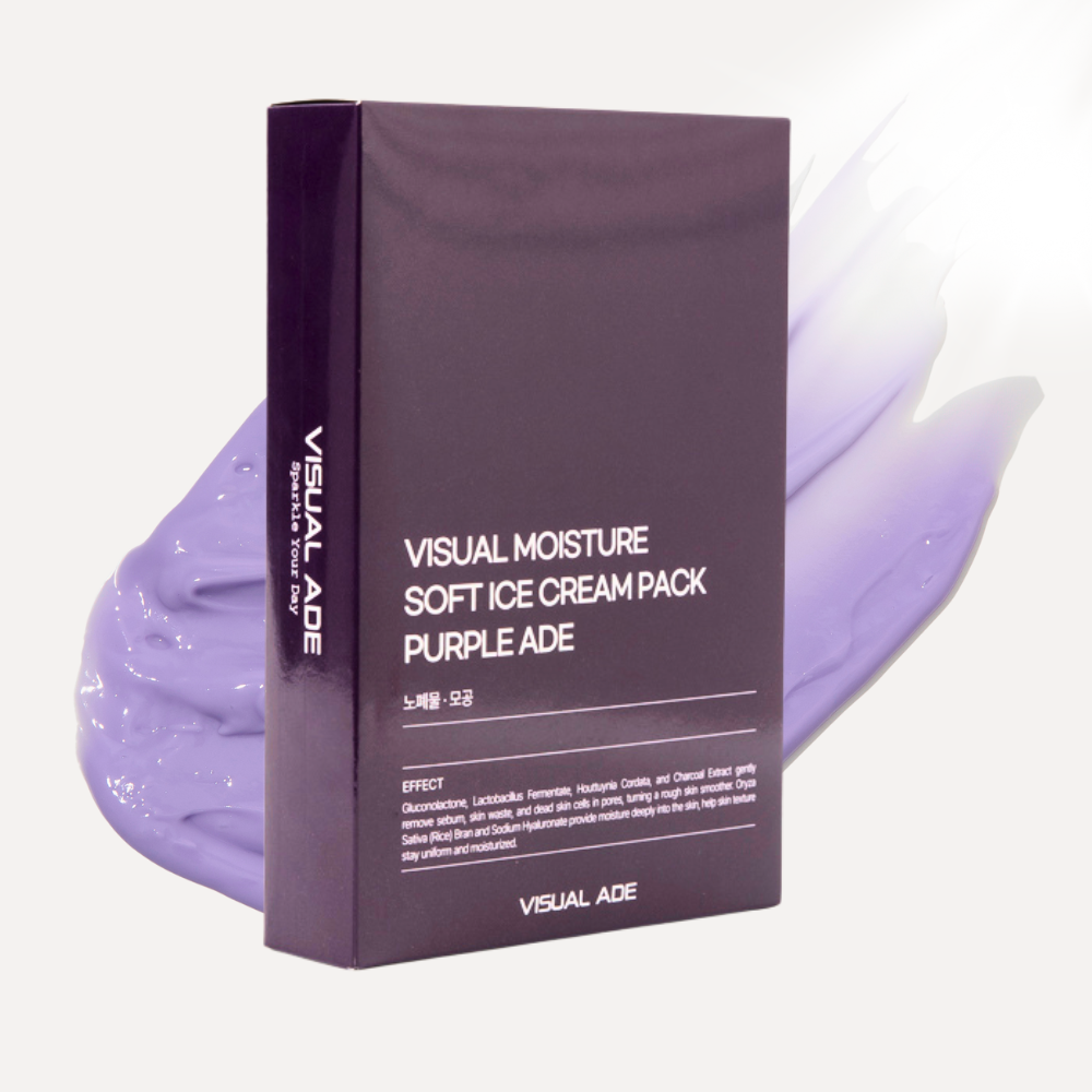 비주얼에이드 모델링팩 유산균 퍼플에이드 모공케어 수분보충 셀프홈케어 젤타입 고무팩, 2개, 5개입 63,000원