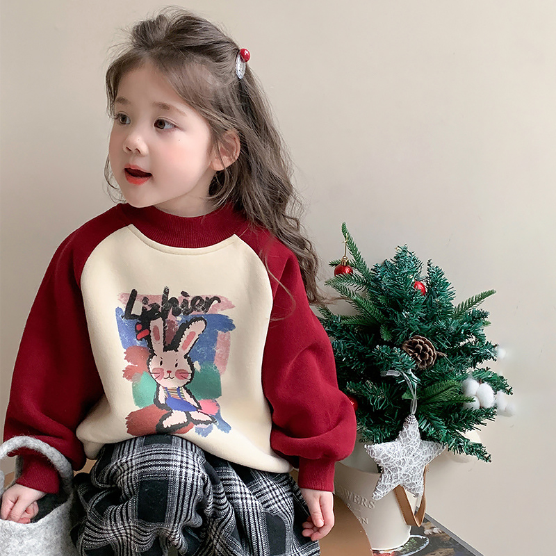 스타빈 여아용 컬러 소매 프린팅 맨투맨 26,250원