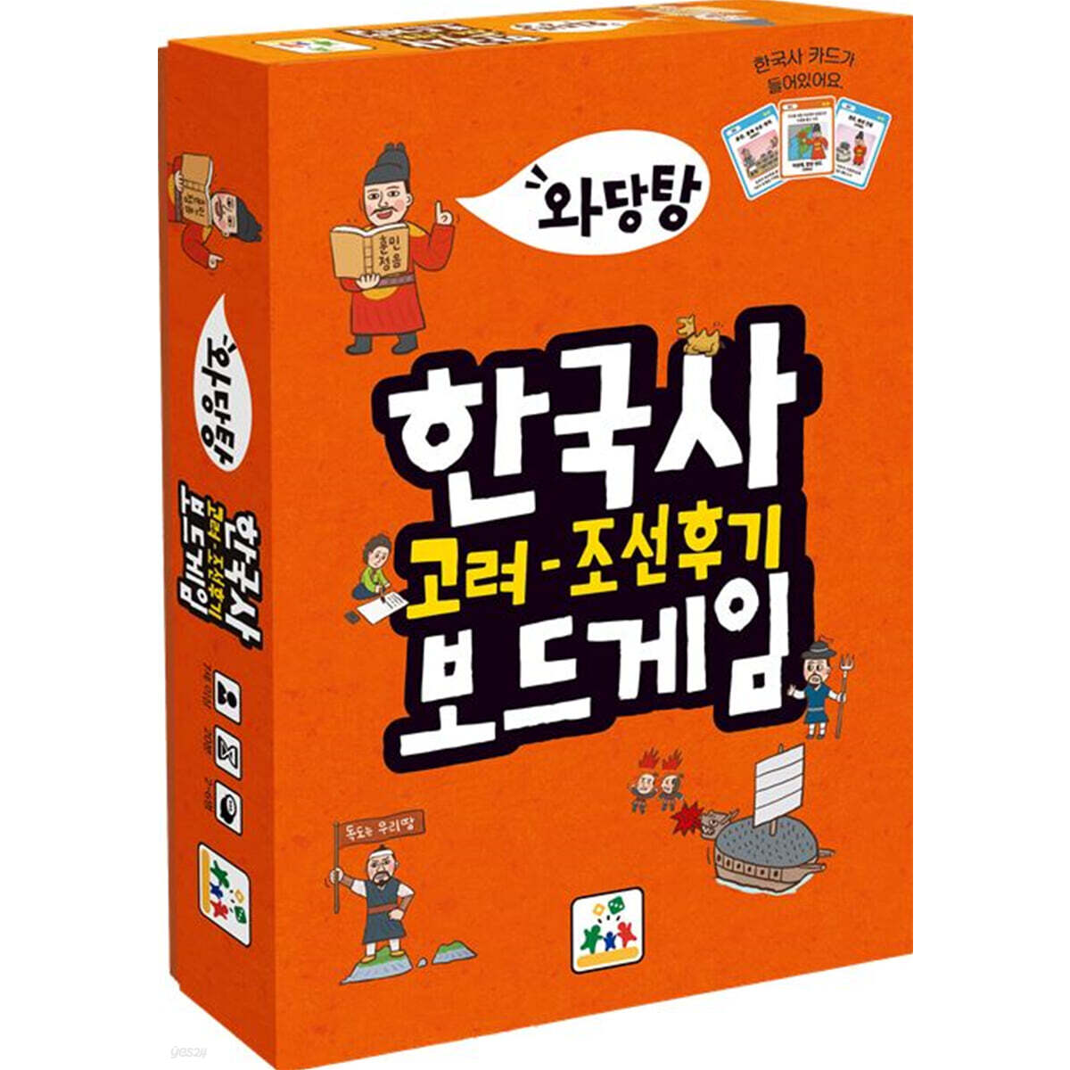와당탕 한국사 고려-조선후기 보드게임, 단일, 1개, 현재가 15,400원