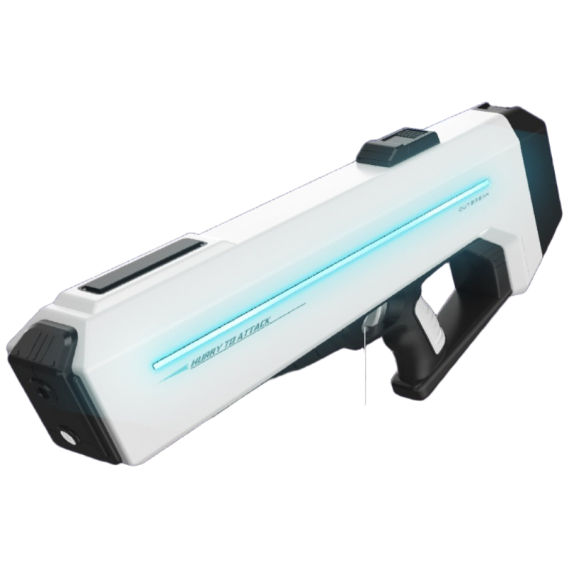 신형 전동 자동펌프 대용량 물통 워터건 자동분수 12M 사거리 워터파크 어린이 성인 전동물총 Electric Water Gun 워터밤, 흰색 조명/자흡, 1개 49,800원