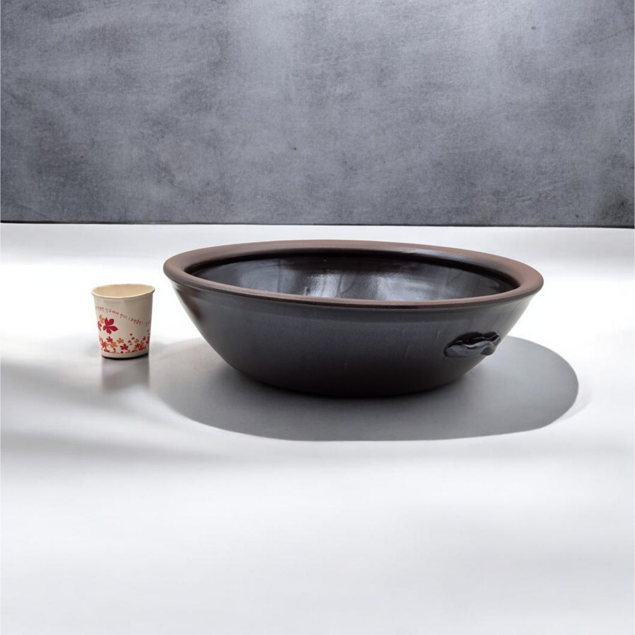 우암 국산 옹기뚜껑 손잡이수반 도자기, 특대, 1개 35,900원