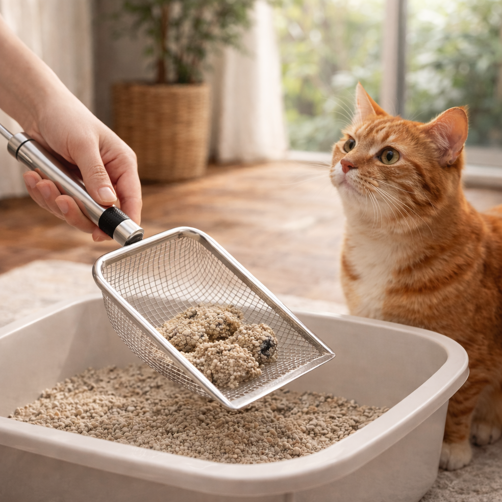 보넬티 쏙쏙거름 깔끔처리 고양이 모래삽 5,900원