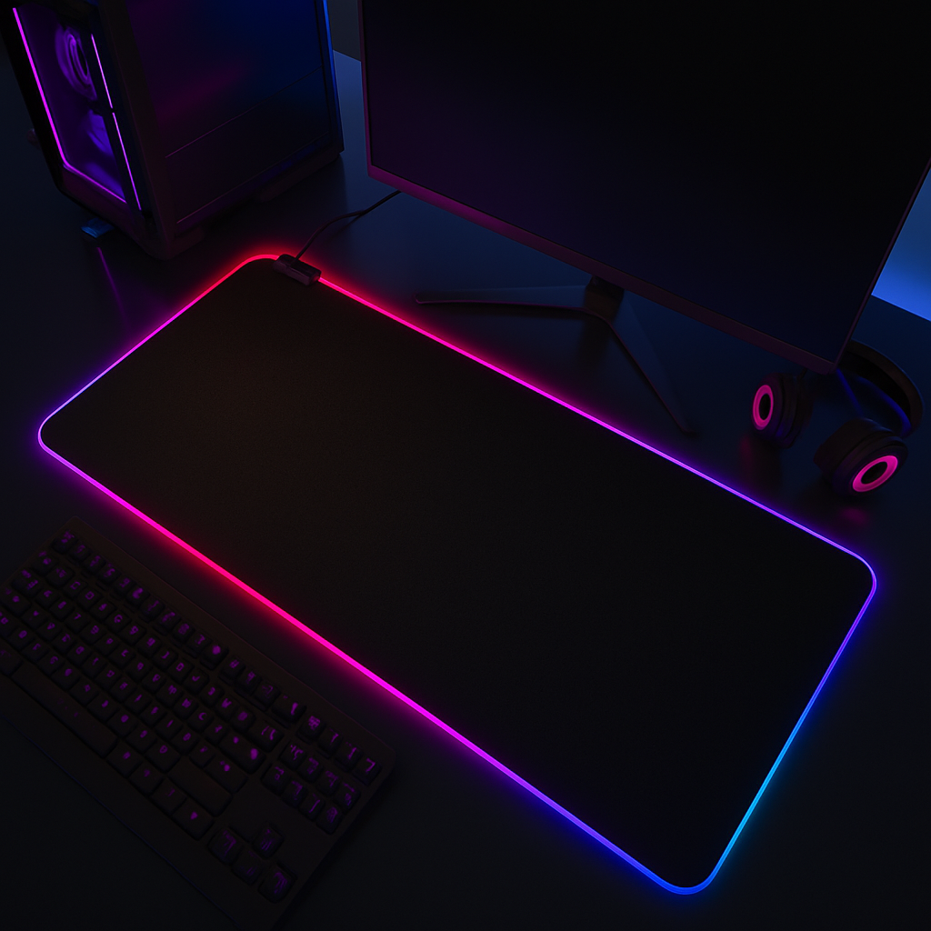 LED게이밍 마우스장패드 대형 80 x 30 cm, 1개, 블랙 80x30 19,800원