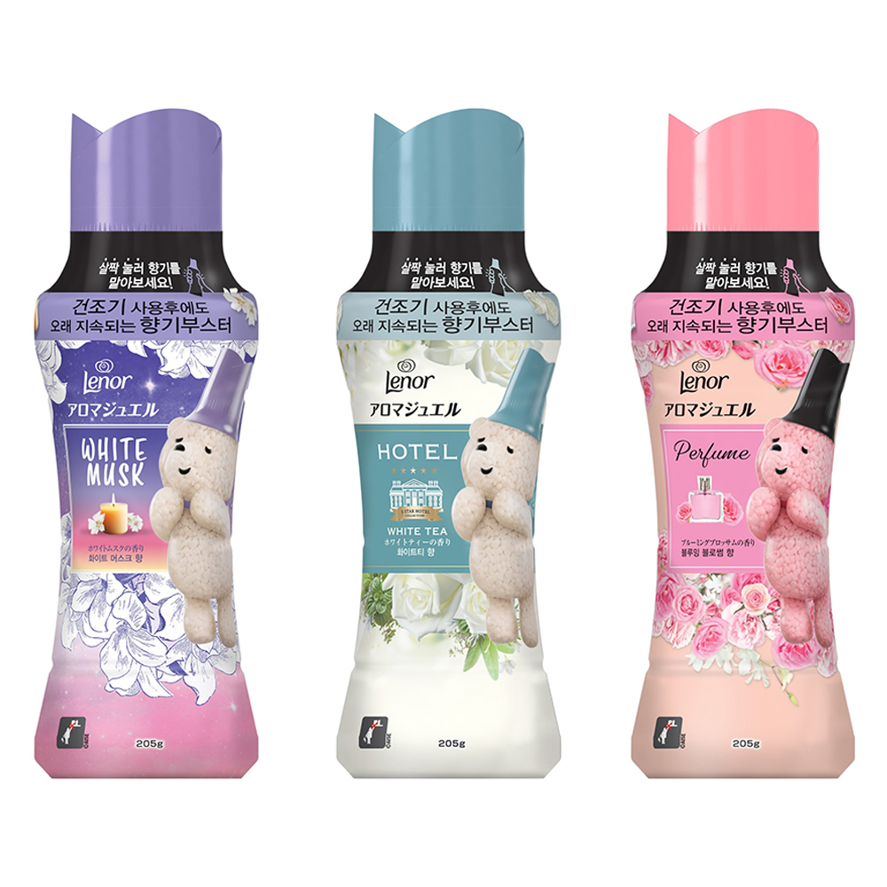 레노아 향기부스터 화이트머스크 205g + 화이트티 205g + 블루밍블라썸 205g 본품 21,900원