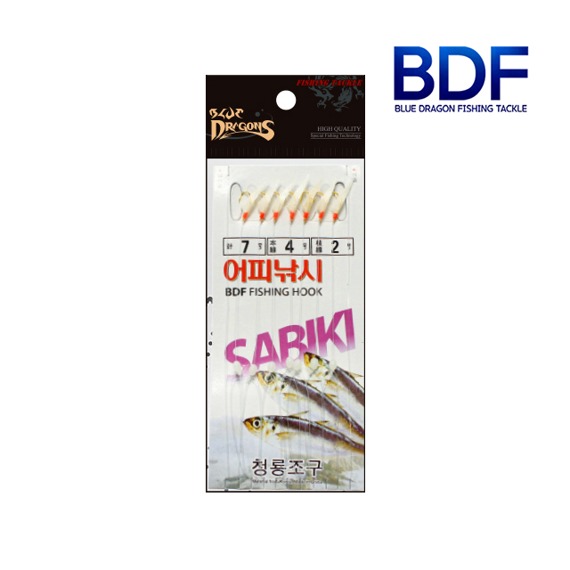 청룡조구 어피낚시 메가리카드 고등어 카드채비 메가리 전용 900원