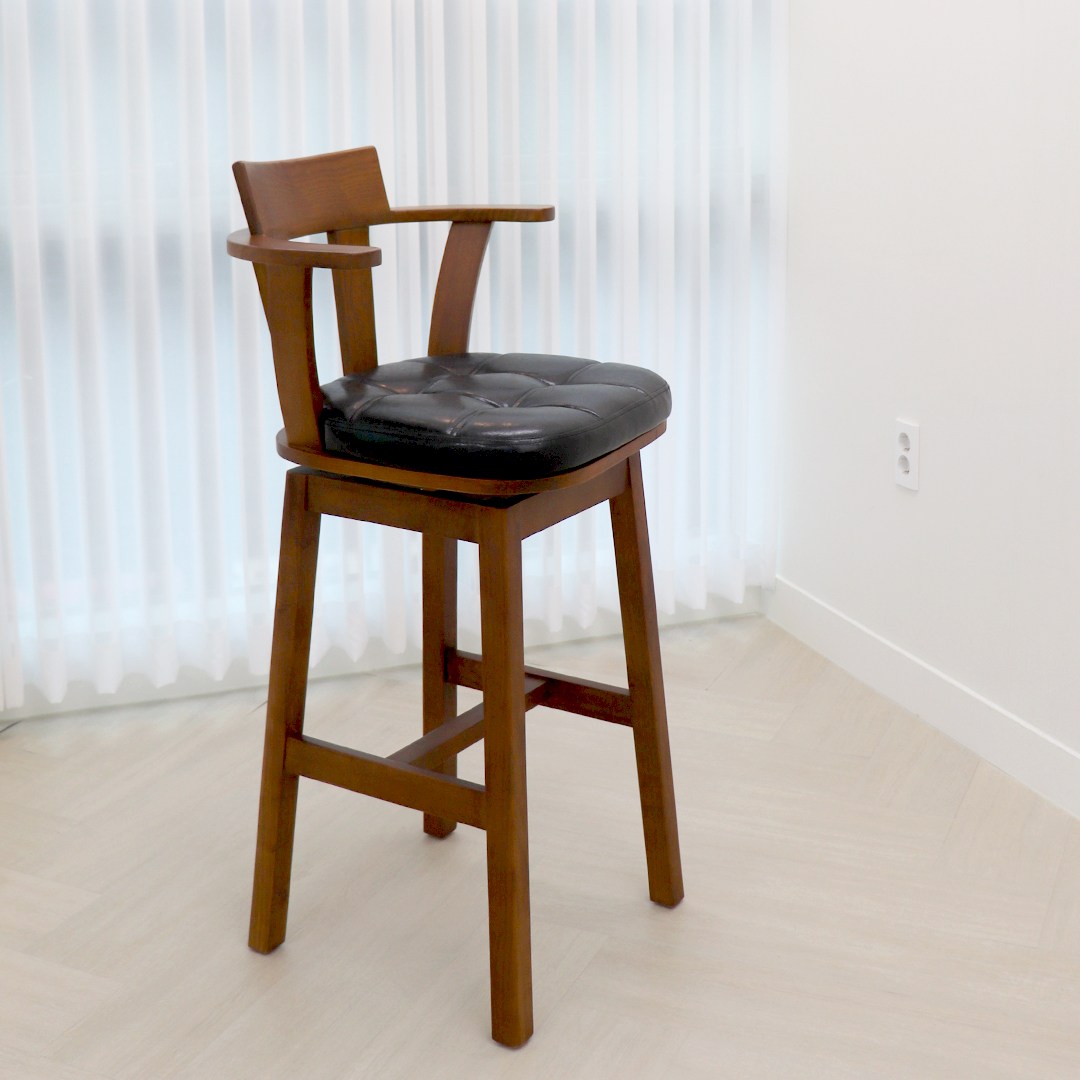 파스텔우드 원목바의자 아일랜드식탁의자 회전의자 홈바의자 138,000원