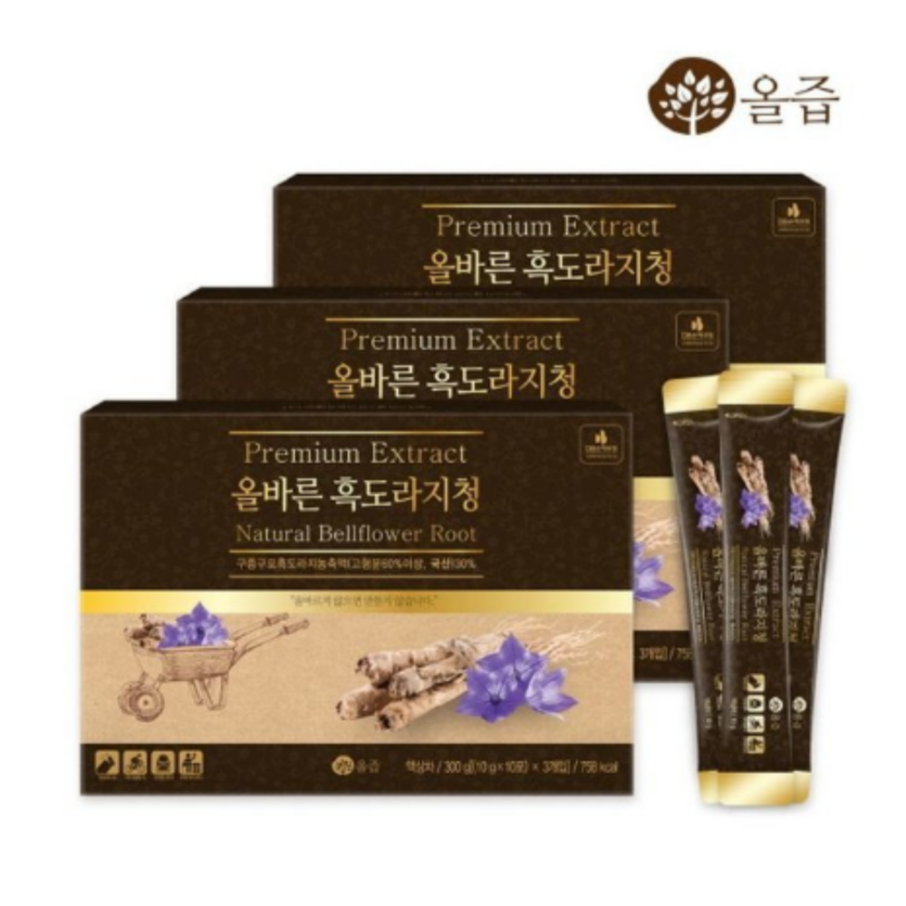 올즙 올바른 흑도라지청스틱 30포 70,700원