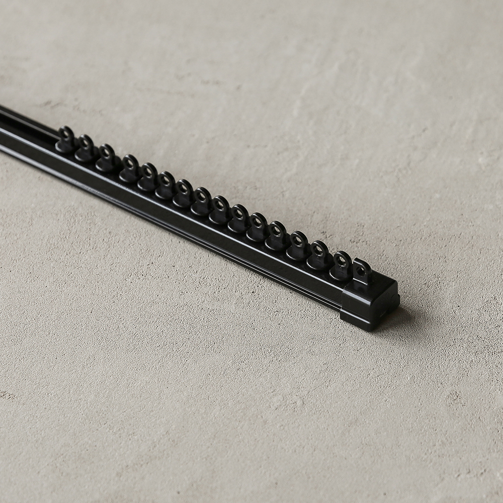 윈도우드레스 커튼레일 14자, 블랙 12,570원