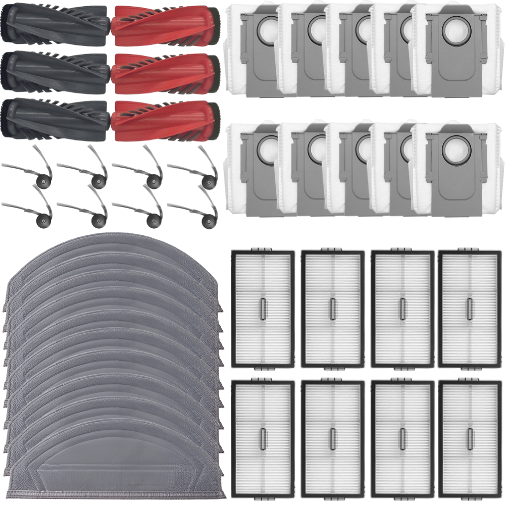 로보락 S10 Maxv Ultra 소모품 세제 물걸레 먼지봉투 필터 브러쉬 호환, 1개, 1년세트(세제미포함) 59,800원